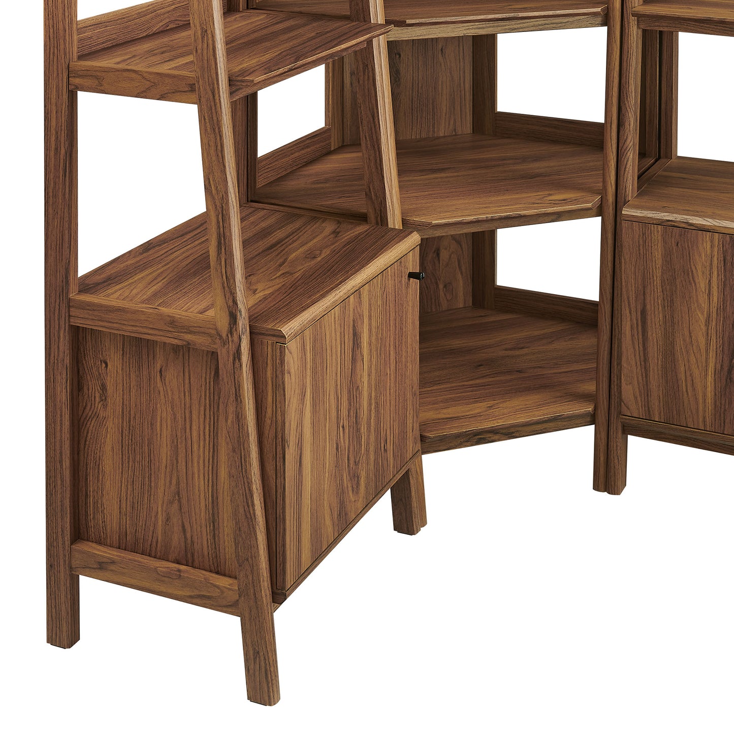 Bixby 3 Piece Corner Bookshelf Set With Wide and Narrow Bookshelves by Modway