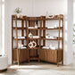 Bixby 3 Piece Corner Bookshelf Set With Wide and Narrow Bookshelves by Modway