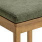 Jax Oak Wood Counter Stool With Wavy Razor Back and Cushion by Modway
