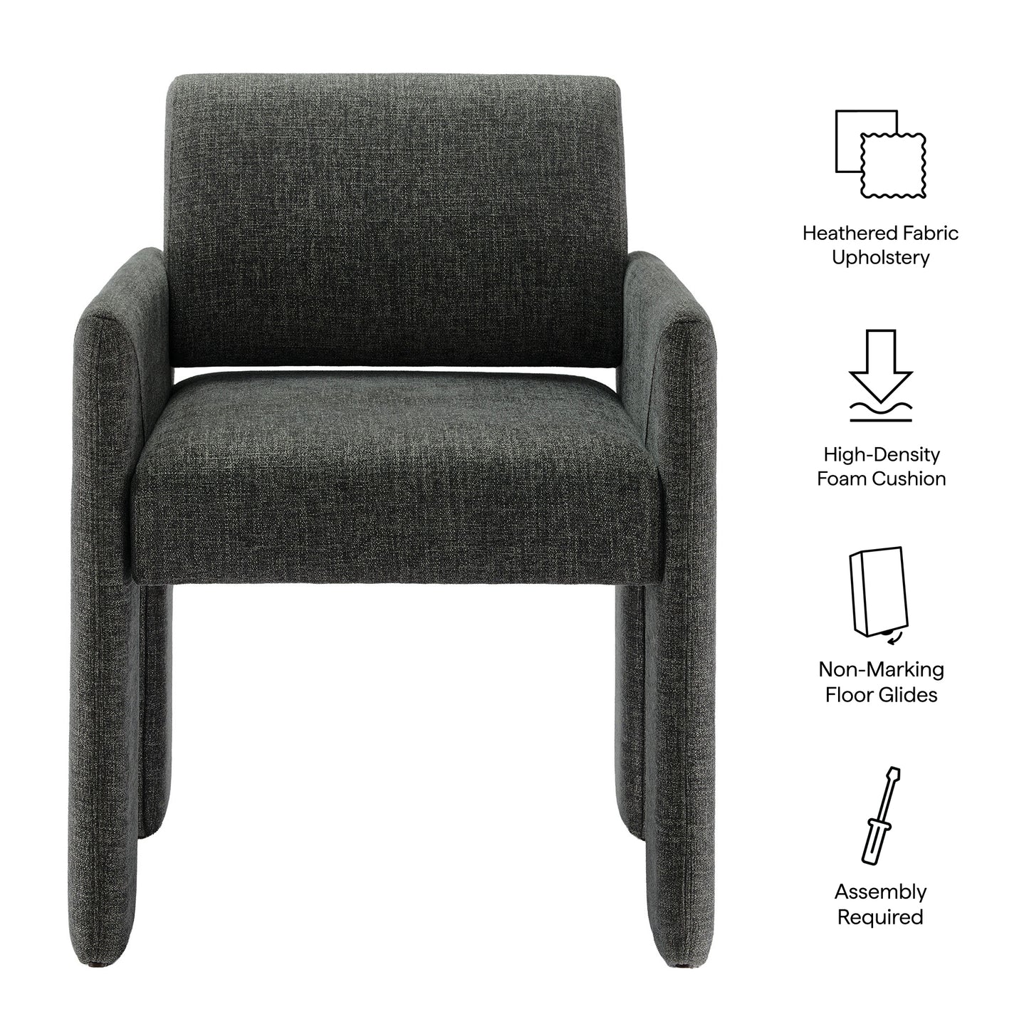 Daven Fabric Upholstered Dining Chair by Modway