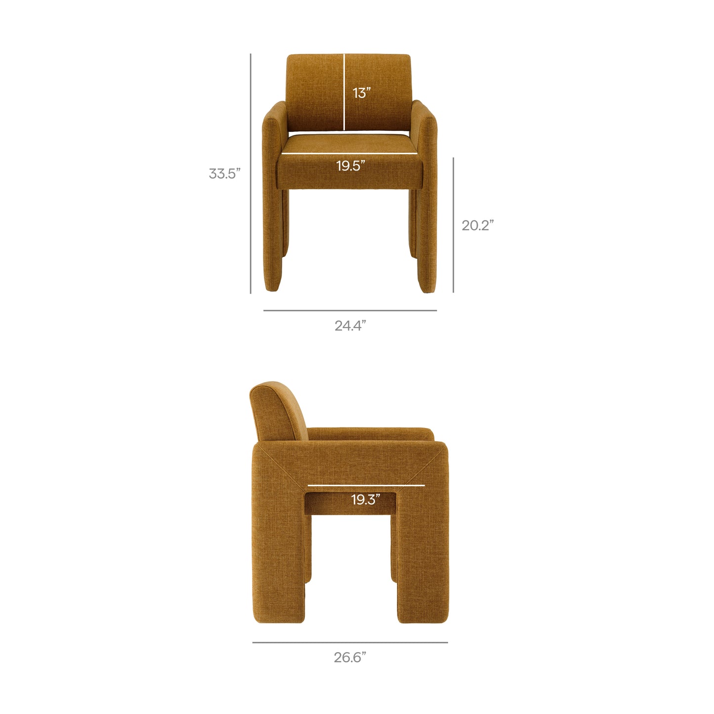 Daven Fabric Upholstered Dining Chair by Modway
