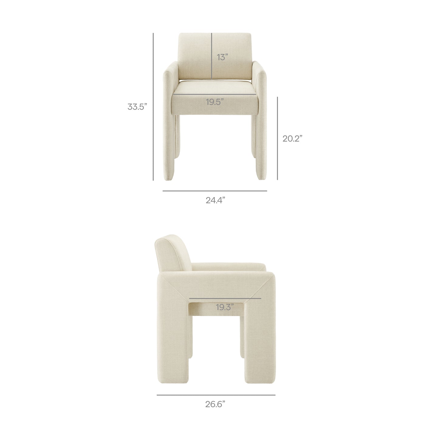 Daven Fabric Upholstered Dining Chair by Modway