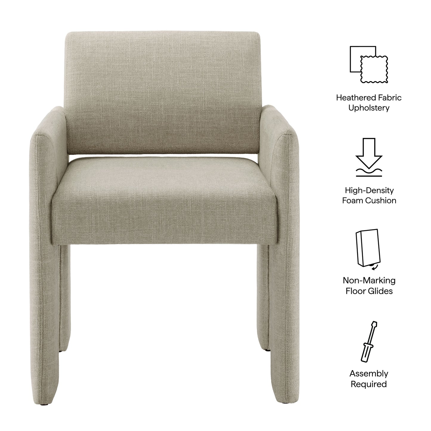 Daven Fabric Upholstered Dining Chair by Modway
