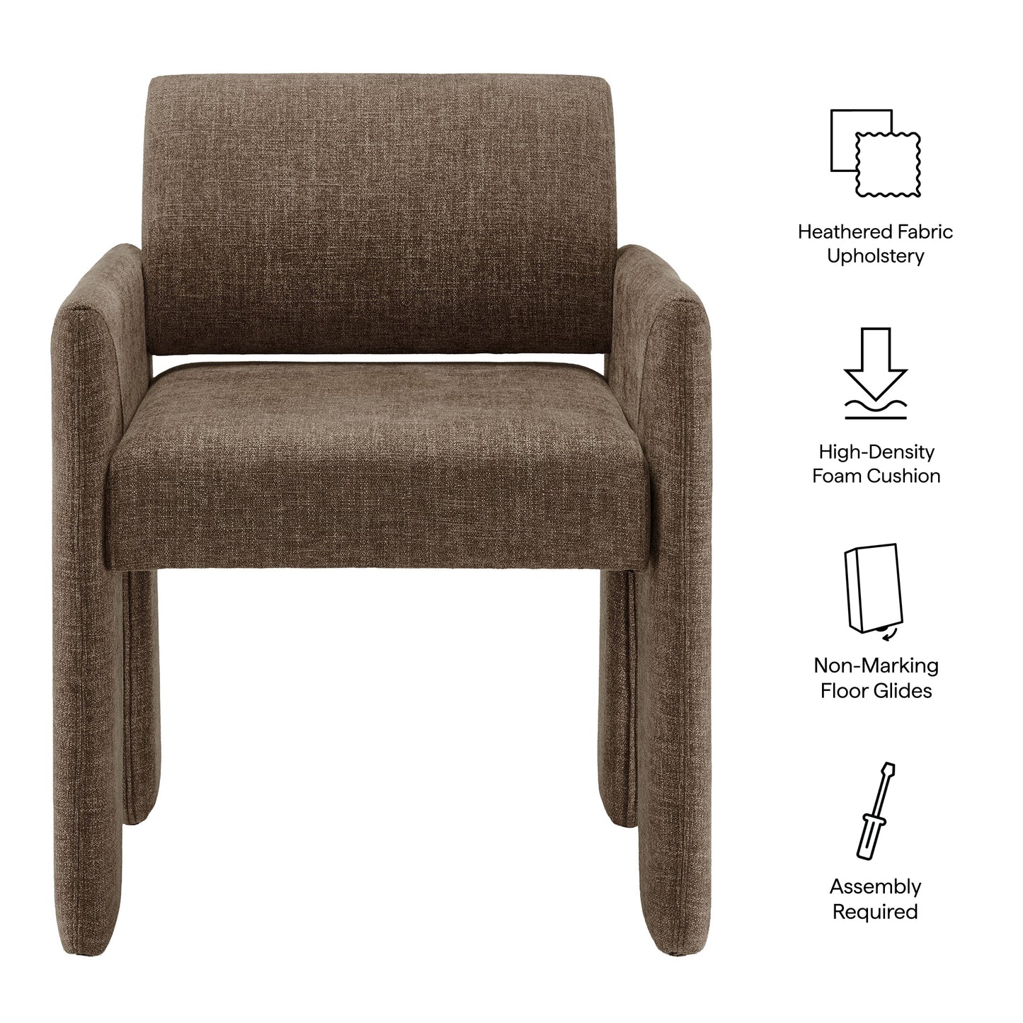Daven Fabric Upholstered Dining Chair by Modway