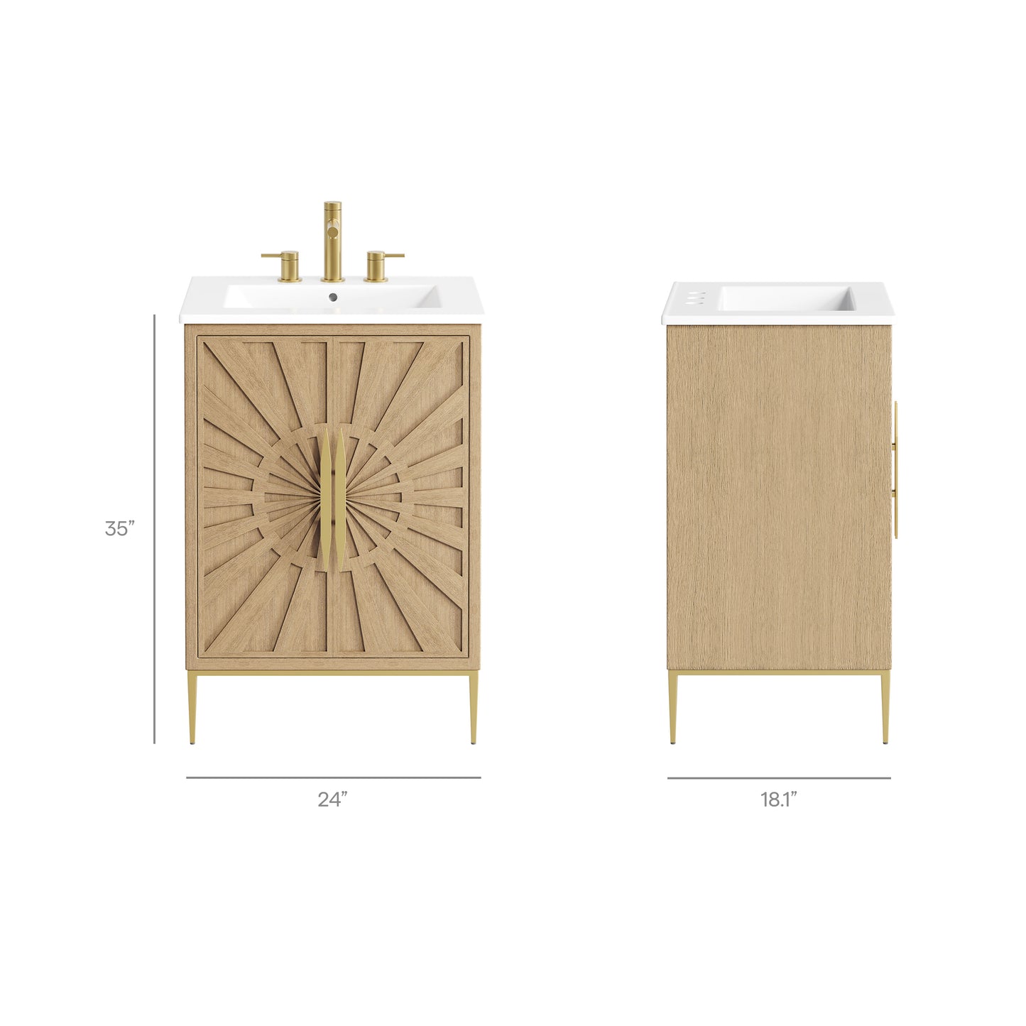 Awaken 24" Bathroom Vanity by Modway