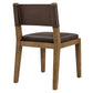 Calder Vegan Leather Dining Side Chair by Modway