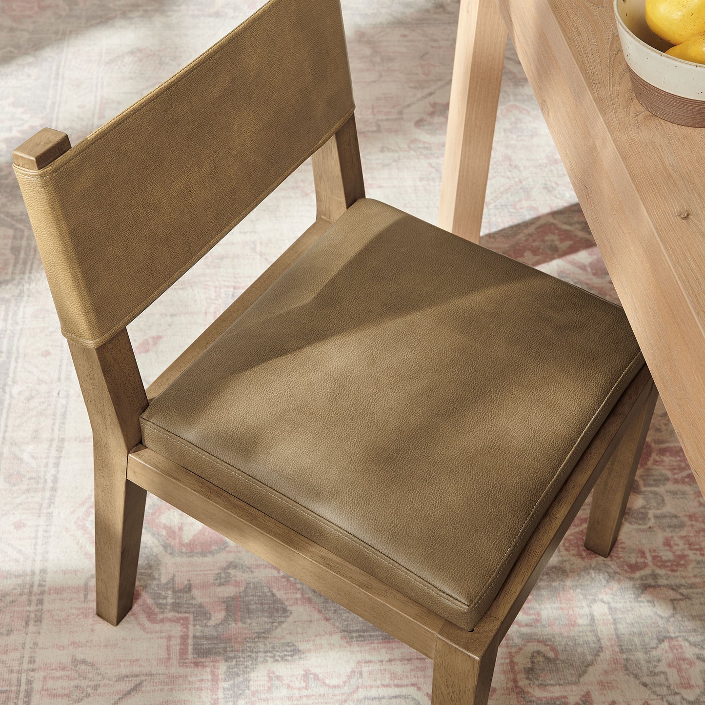 Calder Vegan Leather Dining Side Chair by Modway