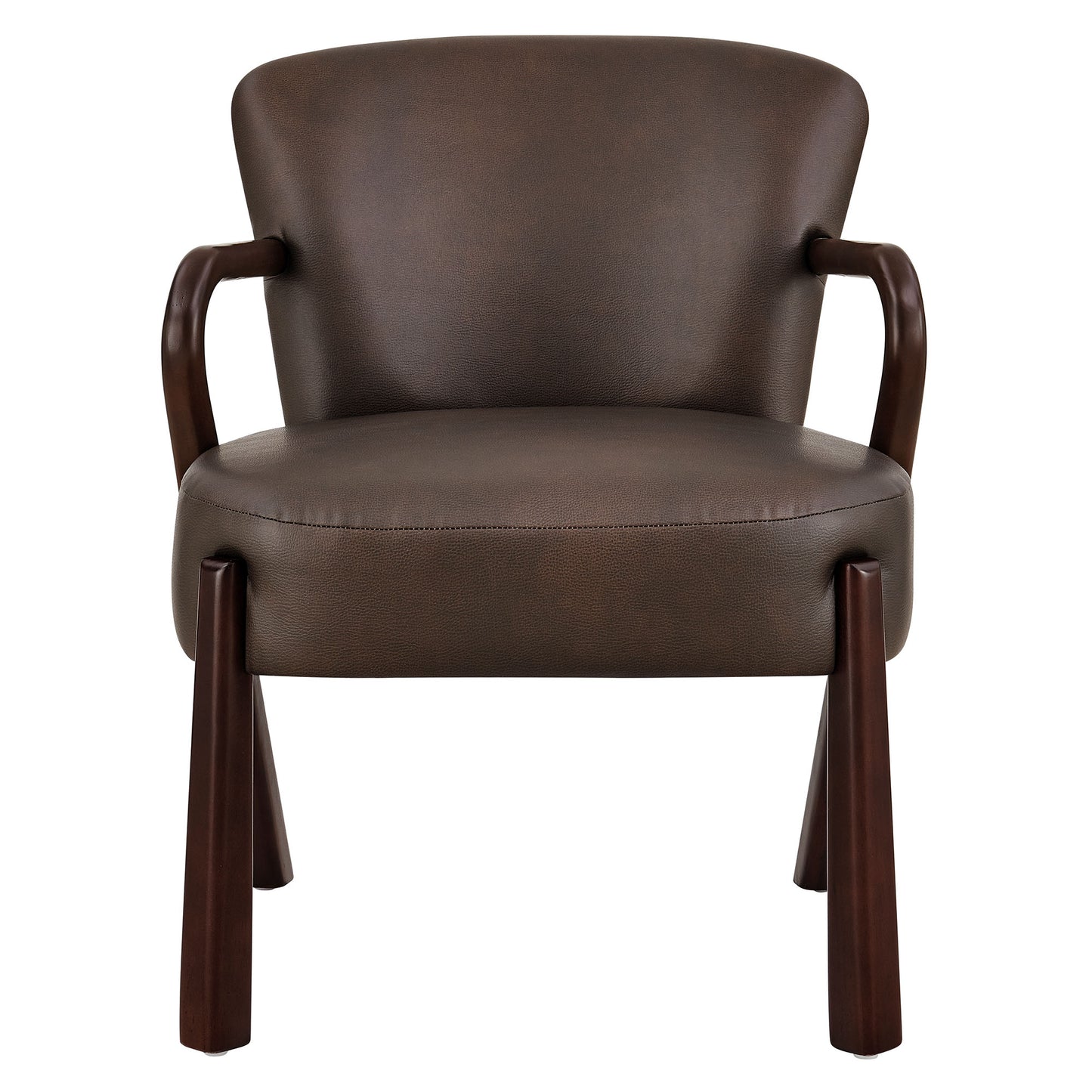 Arden Faux Leather Upholstered Accent Armchair by Modway