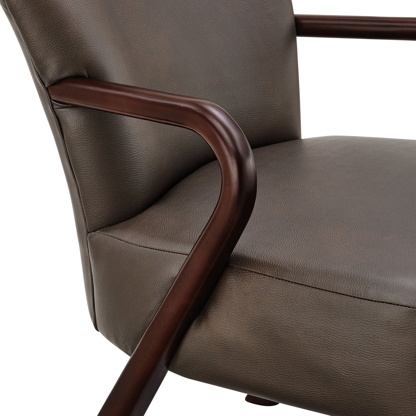 Arden Faux Leather Upholstered Accent Armchair by Modway