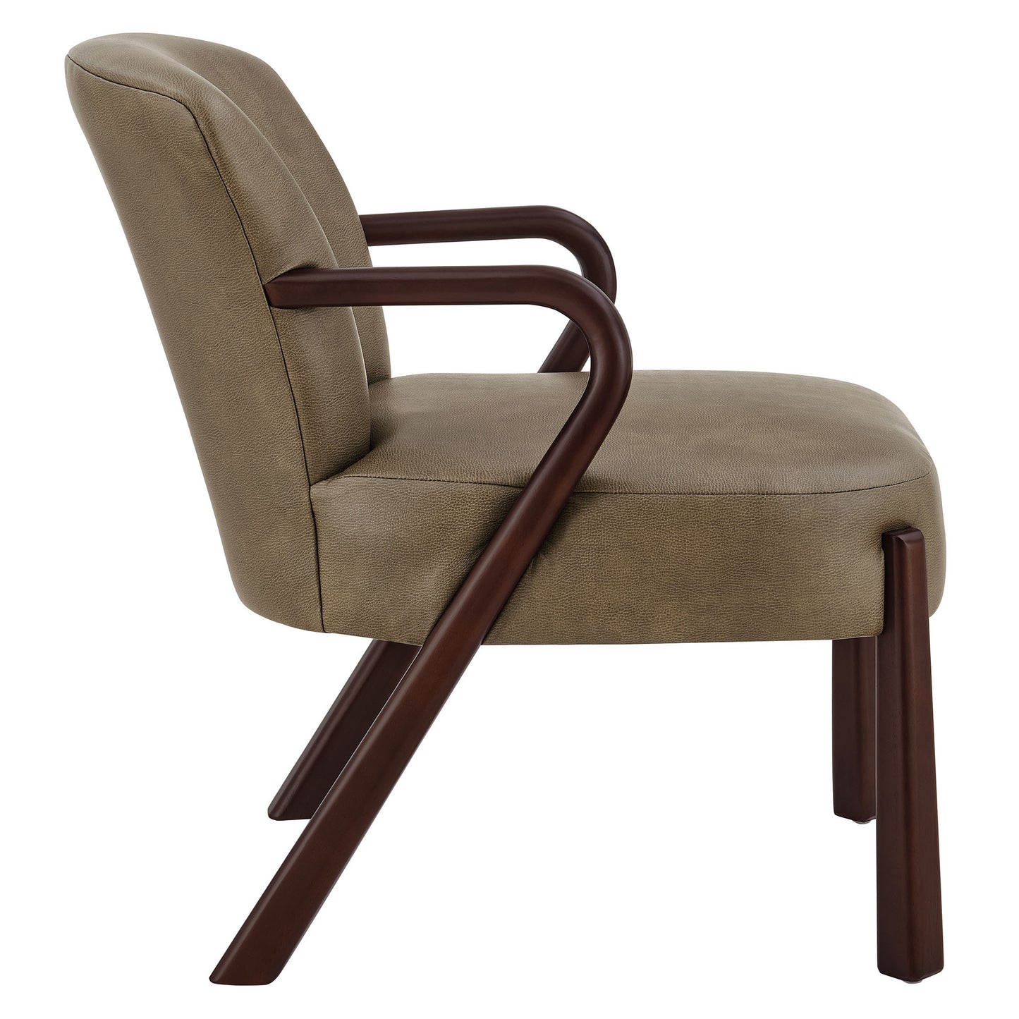 Arden Faux Leather Upholstered Accent Armchair by Modway