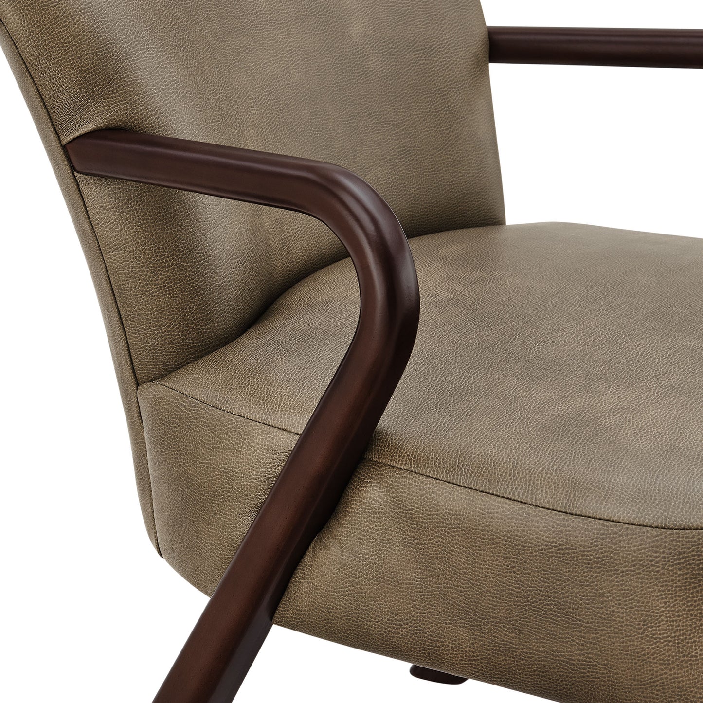 Arden Faux Leather Upholstered Accent Armchair by Modway