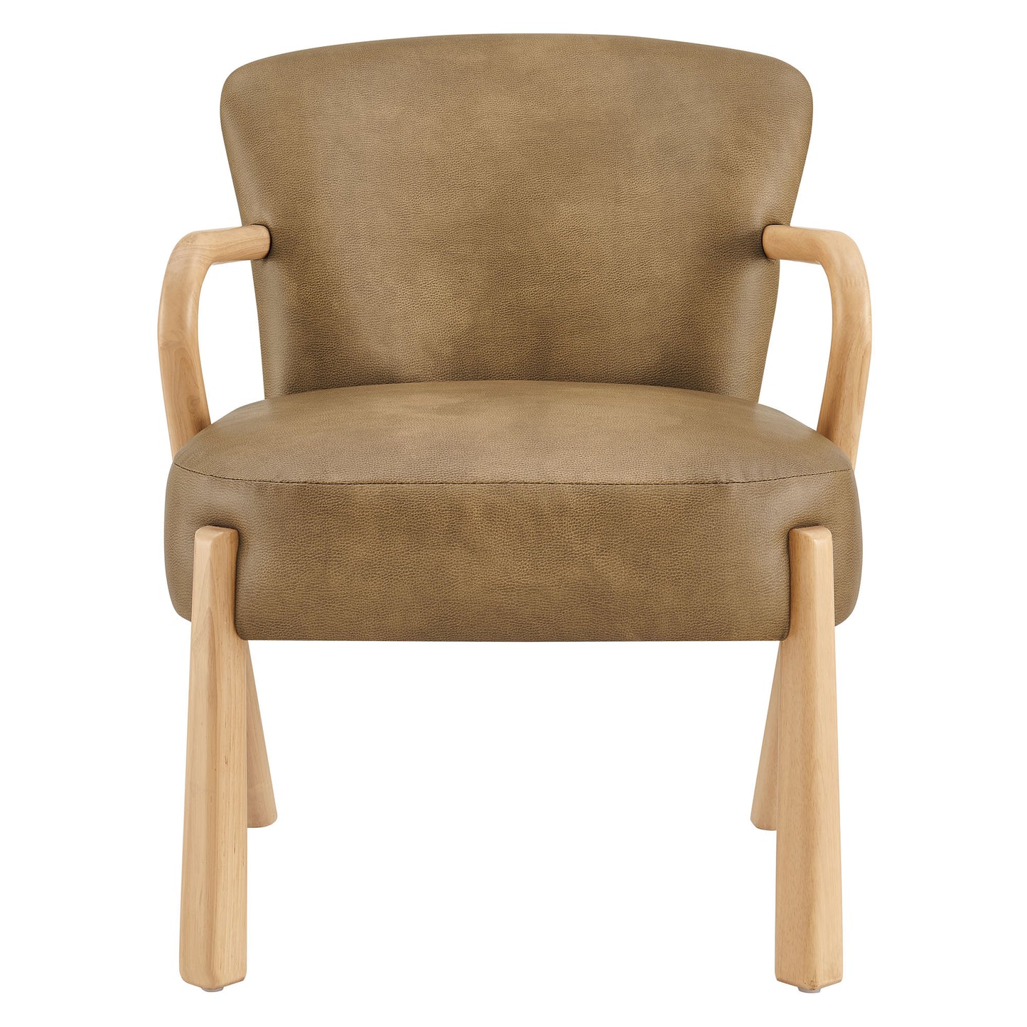 Arden Faux Leather Upholstered Accent Armchair by Modway