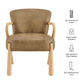 Arden Faux Leather Upholstered Accent Armchair by Modway