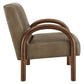 Lunet Faux Leather Upholstered Accent Chair by Modway