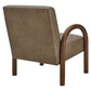 Lunet Faux Leather Upholstered Accent Chair by Modway