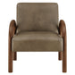 Lunet Faux Leather Upholstered Accent Chair by Modway