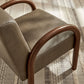 Lunet Faux Leather Upholstered Accent Chair by Modway