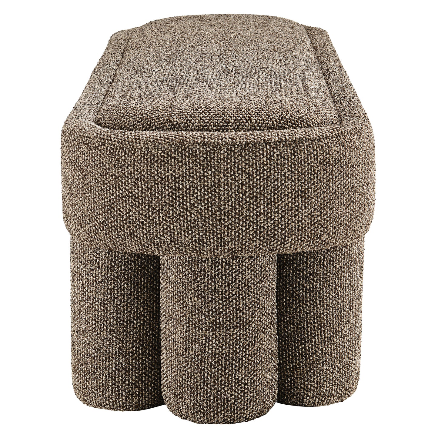 Mossi 52-Inch Oval Boucle Fabric Bench by Modway