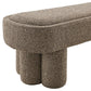 Mossi 52-Inch Oval Boucle Fabric Bench by Modway