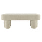 Mossi 52-Inch Oval Boucle Fabric Bench by Modway