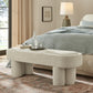 Mossi 52-Inch Oval Boucle Fabric Bench by Modway