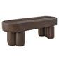 Mossi 52-Inch Oval Vegan Leather Bench by Modway