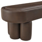 Mossi 52-Inch Oval Vegan Leather Bench by Modway