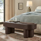 Mossi 52-Inch Oval Vegan Leather Bench by Modway