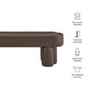 Mossi 52-Inch Oval Vegan Leather Bench by Modway