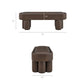 Mossi 52-Inch Oval Vegan Leather Bench by Modway