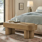 Mossi 52-Inch Oval Vegan Leather Bench by Modway
