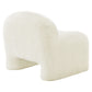 Mina Faux Fur Accent Chair by Modway