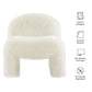Mina Faux Fur Accent Chair by Modway