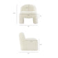 Mina Faux Fur Accent Chair by Modway