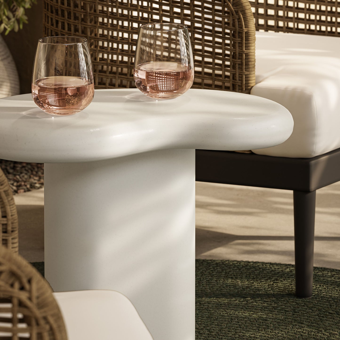 Elowen Outdoor Patio Side Table by Modway