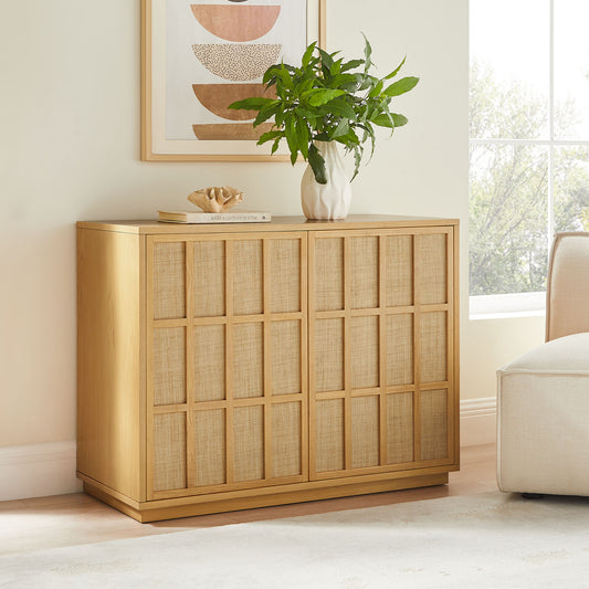Aiko 39 Inch Japandi Accent Cabinet by Modway