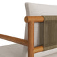 Eleni Outdoor Patio Teak Wood Rope Dining Chair by Modway
