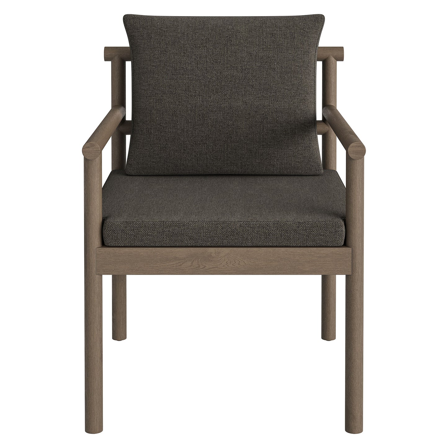 Eleni Outdoor Patio Teak Wood Rope Dining Chair by Modway