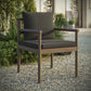 Eleni Outdoor Patio Teak Wood Rope Dining Chair by Modway