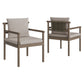 Eleni Outdoor Patio Teak Wood Rope Dining Chair by Modway