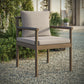 Eleni Outdoor Patio Teak Wood Rope Dining Chair by Modway