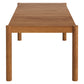 Eleni 89-Inch Outdoor Patio Teak Wood Dining Table by Modway
