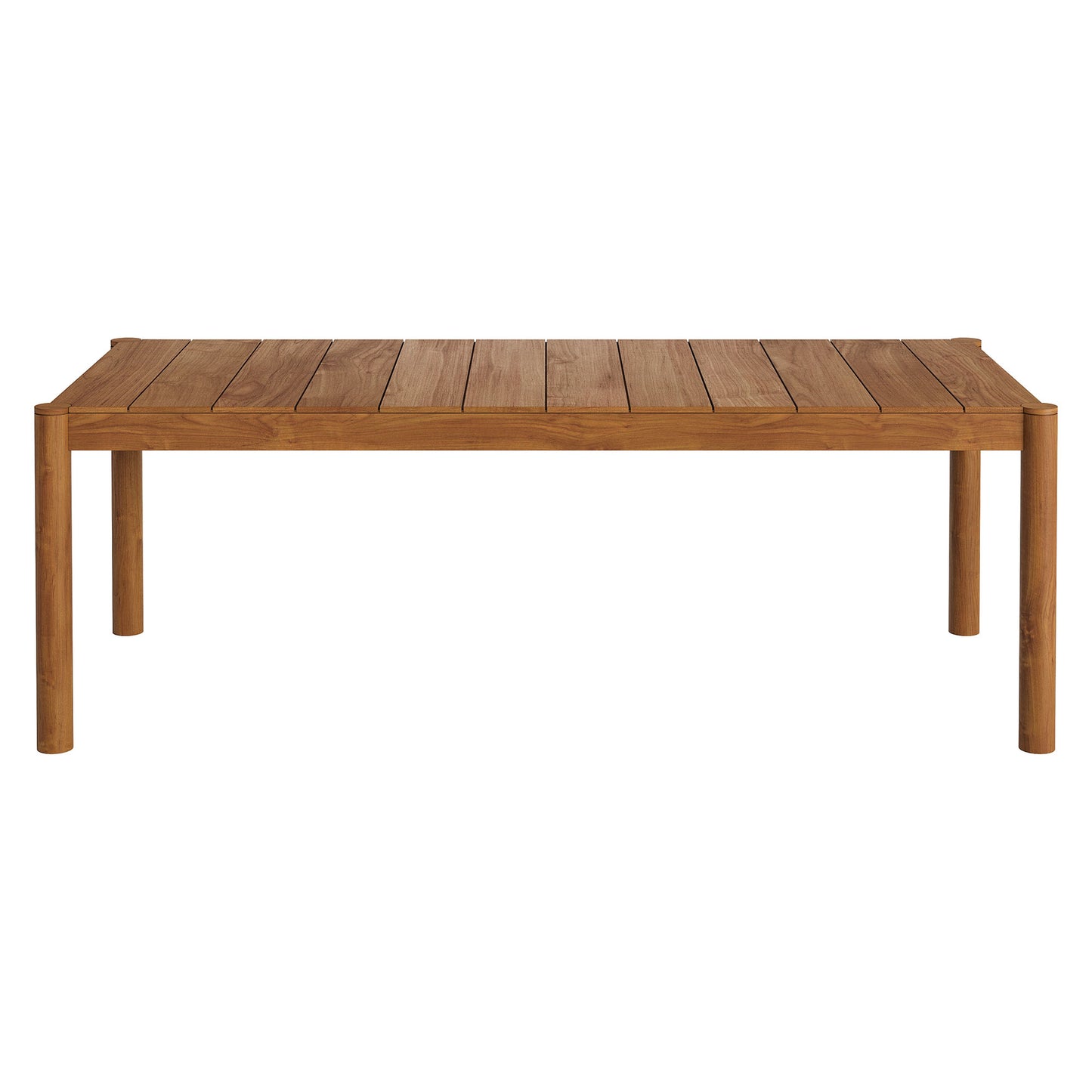 Eleni 89-Inch Outdoor Patio Teak Wood Dining Table by Modway