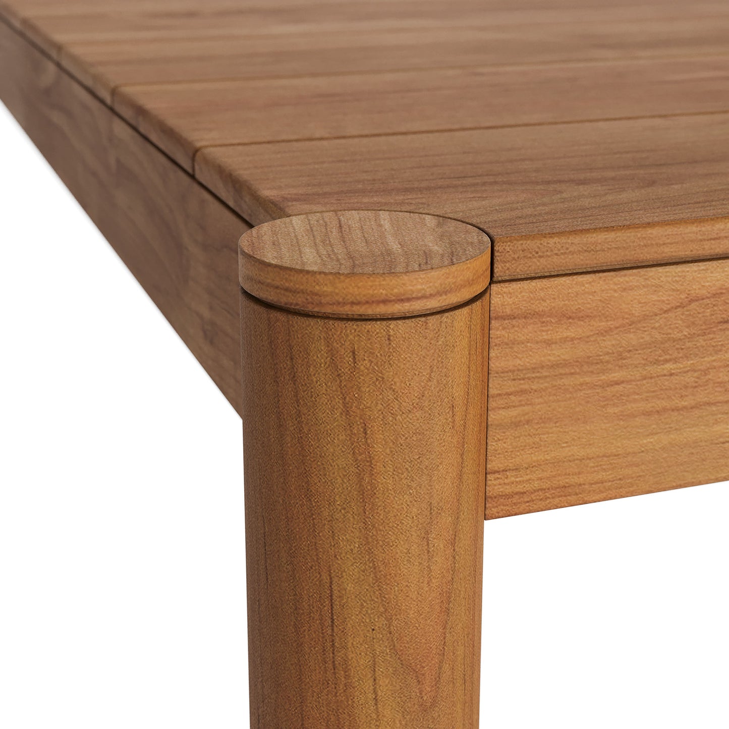 Eleni 89-Inch Outdoor Patio Teak Wood Dining Table by Modway