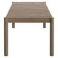 Eleni 89-Inch Outdoor Patio Teak Wood Dining Table by Modway