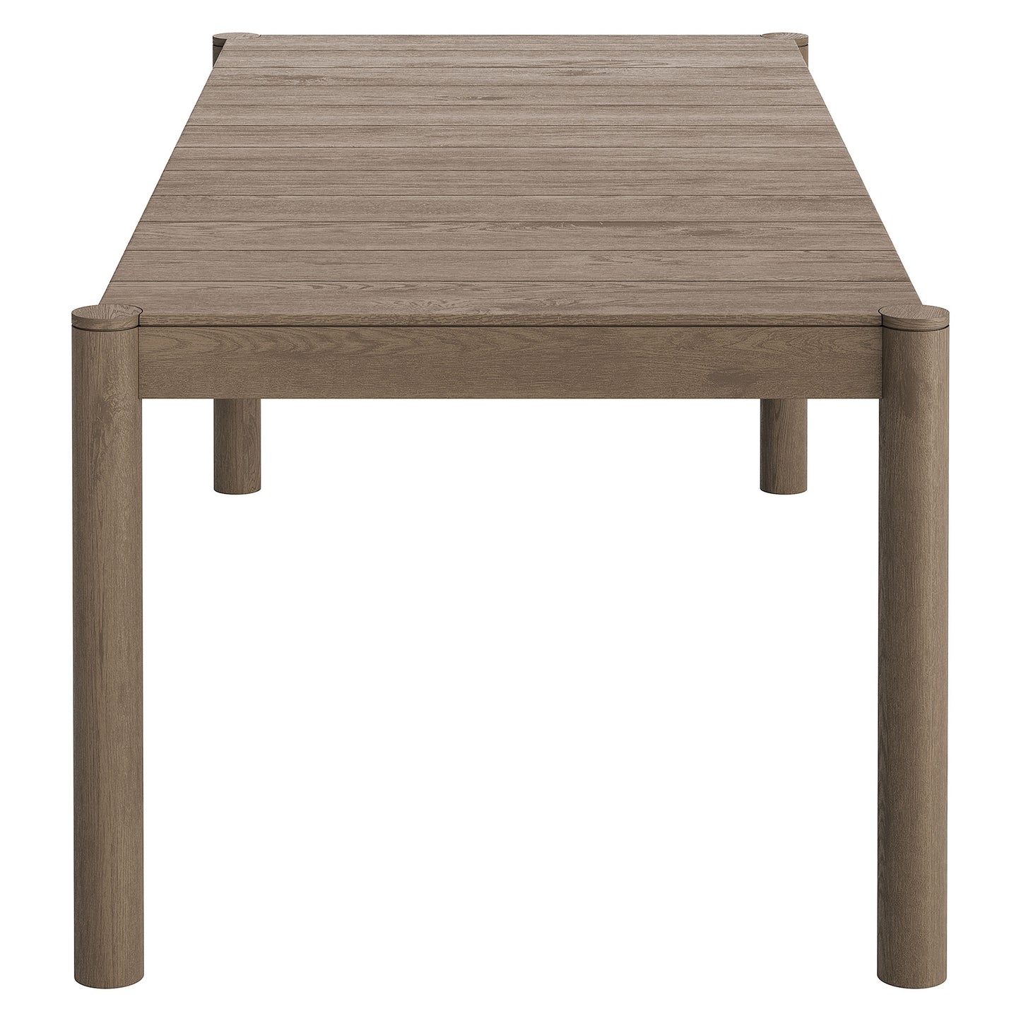 Eleni 89-Inch Outdoor Patio Teak Wood Dining Table by Modway