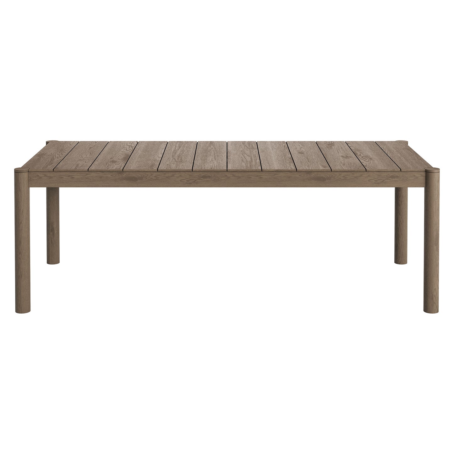 Eleni 89-Inch Outdoor Patio Teak Wood Dining Table by Modway
