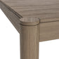 Eleni 89-Inch Outdoor Patio Teak Wood Dining Table by Modway