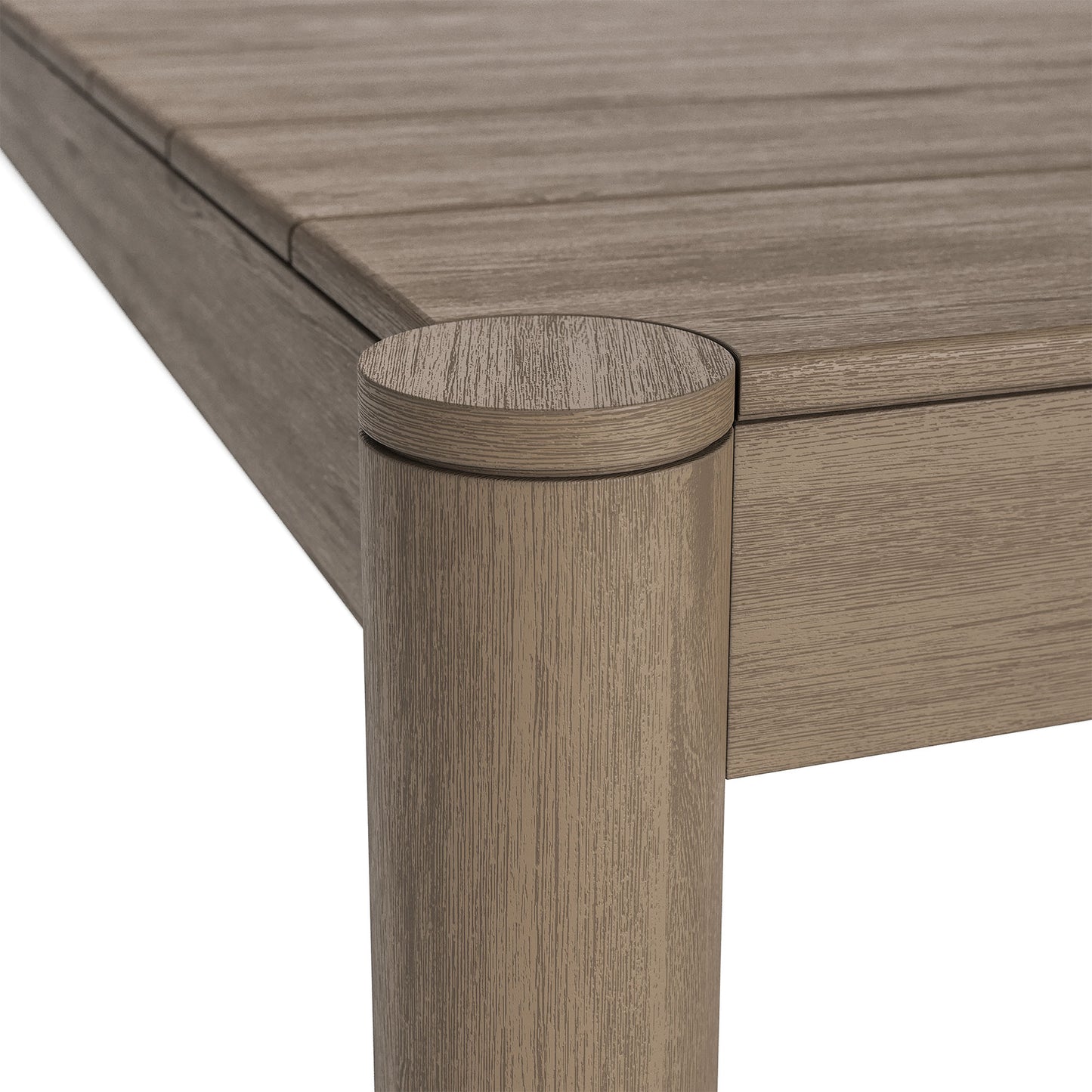 Eleni 89-Inch Outdoor Patio Teak Wood Dining Table by Modway