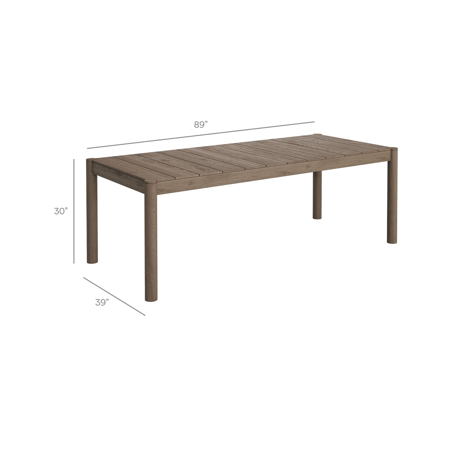Eleni 7 Piece Outdoor Patio Teak Wood Dining Set by Modway